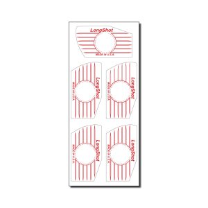 Standard Iron Label - LongShot Golf® Impact Labels Golf Aid