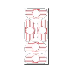 Standard Size Wood Label - LongShot Golf® Impact Labels Golf Aid